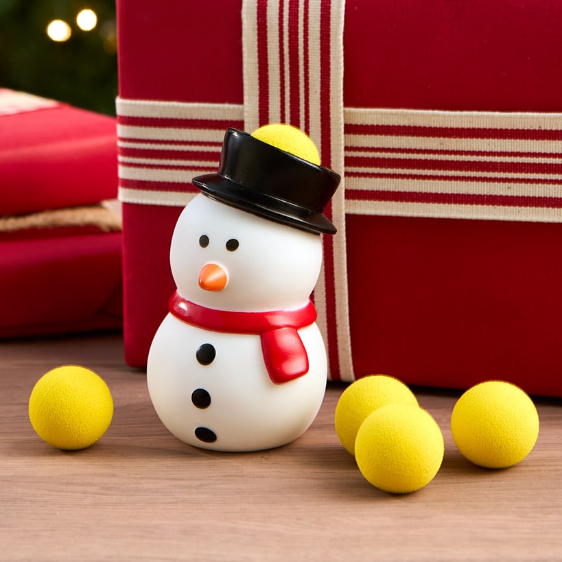 Ball Poppers Holiday Character With 5 Foam Balls#select-popper_snowman