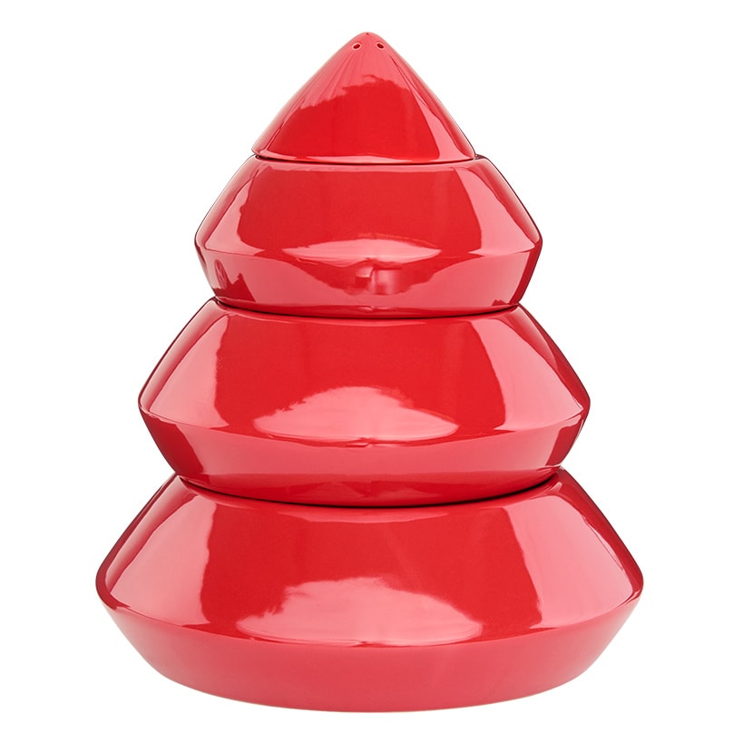4pc Holiday Stackable Serving Bowls