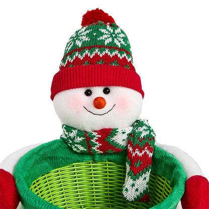 Gingerbread Small Wicker Basket