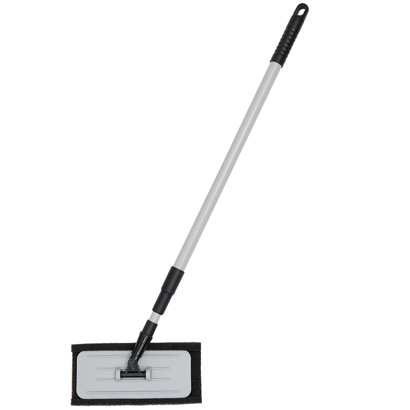 Home Exterior Cleaning System With Telescoping Pole Or 3 Pad Refills