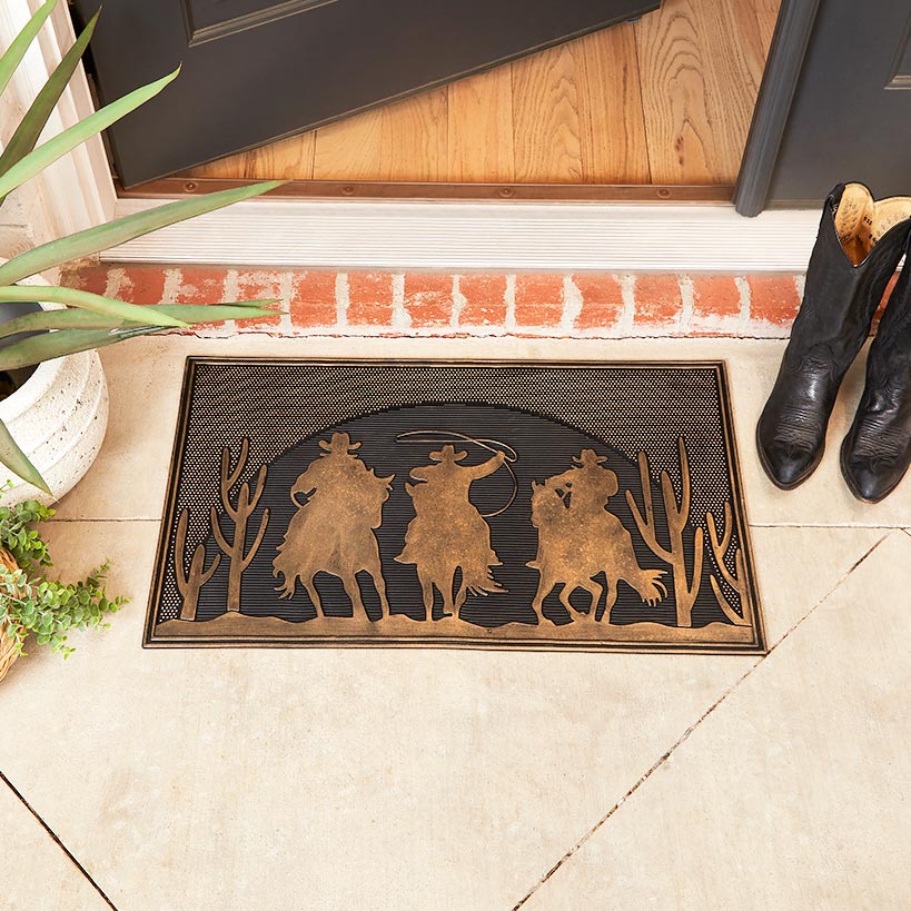 Stair Treads Set of 2 or Doormat, Home on the Range#select-item_rubber-doormat