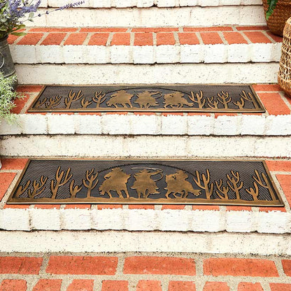 Stair Treads Set of 2 or Doormat, Home on the Range