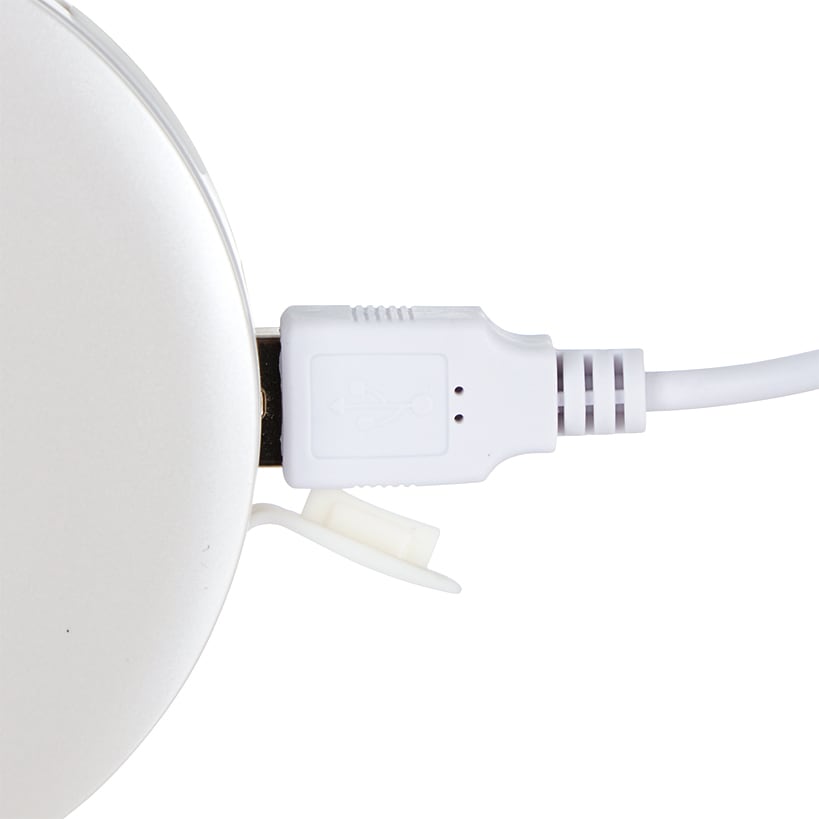 Compact Cosmetic Case with LED Mirror and USB Charging Port