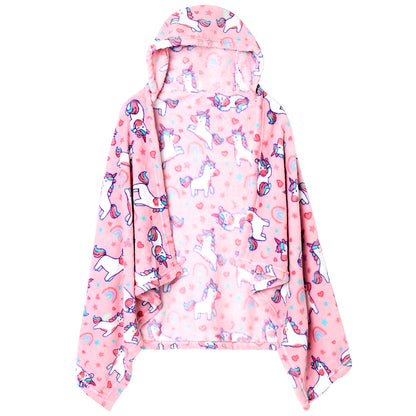 Kids' Hooded Fleece Throw
