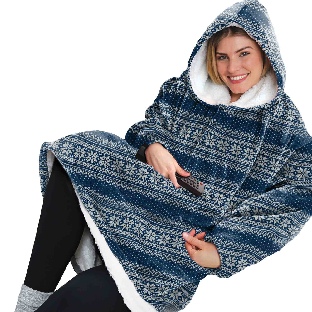 Huggle™ Hoodie - Ultra Plush, Unisex Wearable Blanket, One Size Fits ...