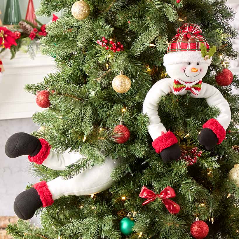 Christmas In-the-Tree Character Plush Decor#select-character_snowman