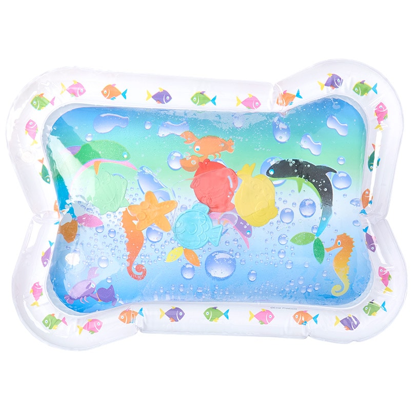 Inflatable Baby Water Mat Activity Play Center For Sensory Stimulation