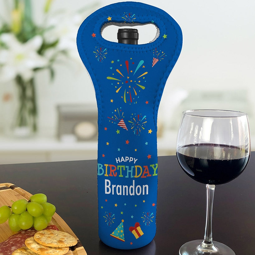 Personalized Insulated Wine Gift Bag
