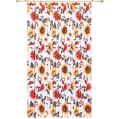 Jacobean Sunflower Shower Curtain, Bath Rug, Hand Towels, or Hooks