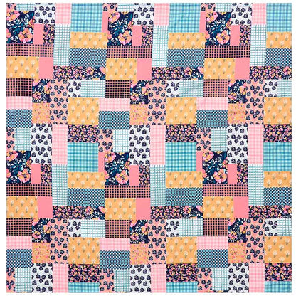 Jolene Patchwork Shower Curtain