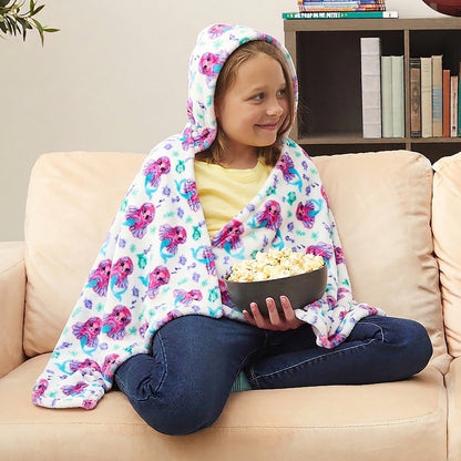 Kids' Hooded Fleece Throw