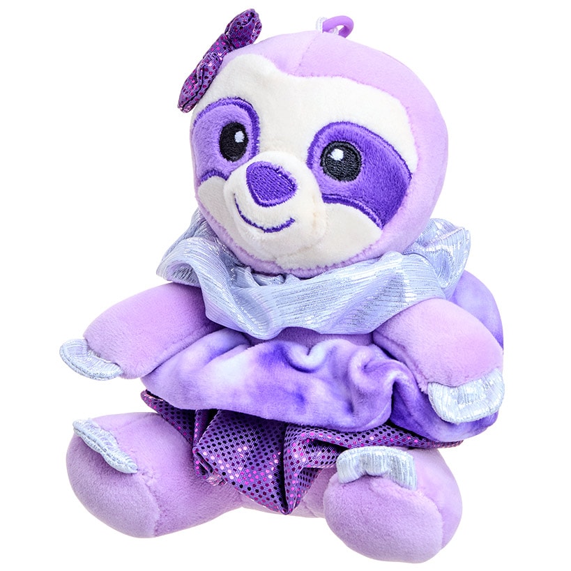 Keyclip Plush with Scrunchies - Adorable Companion with Backpack Clip