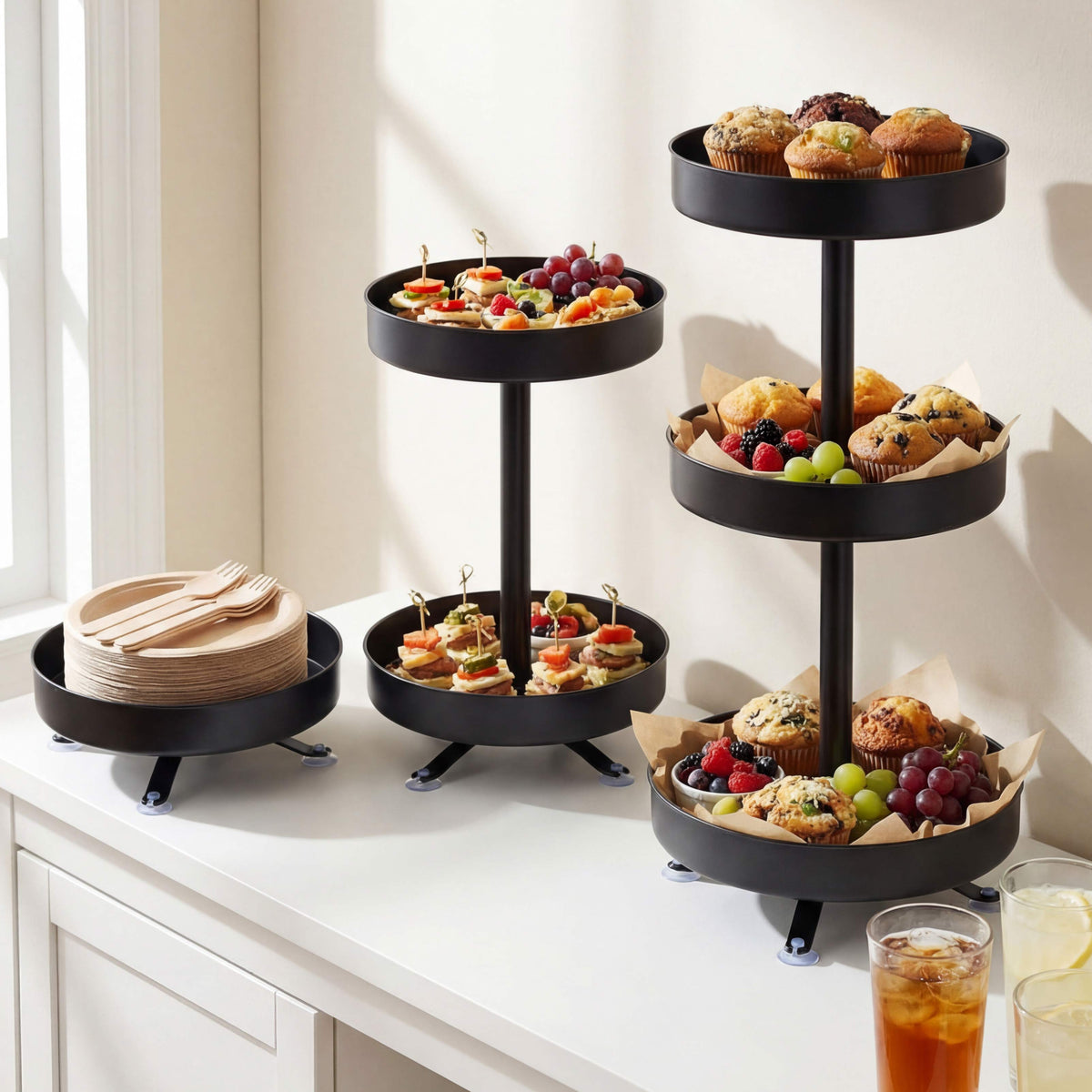 Rotating Storage Stand Kitchen Rotating Storage Rack | The Lakeside Collection