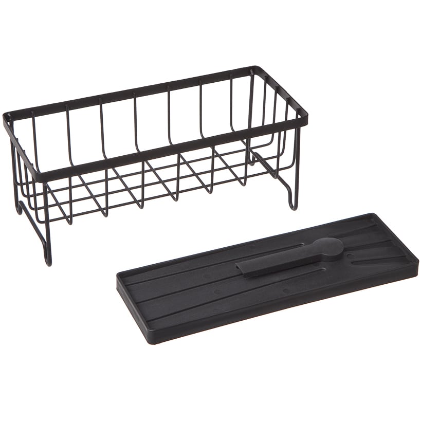 Kitchen Utensil Drying Rack with Drain Tray