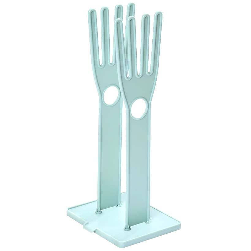 Standing Kitchen Glove Drying Rack and Storage