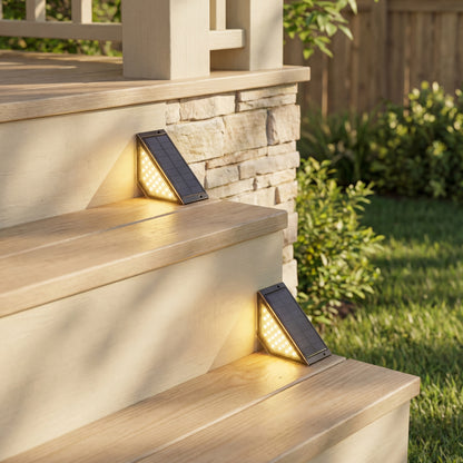 LED Solar Step Lights Set of 2
