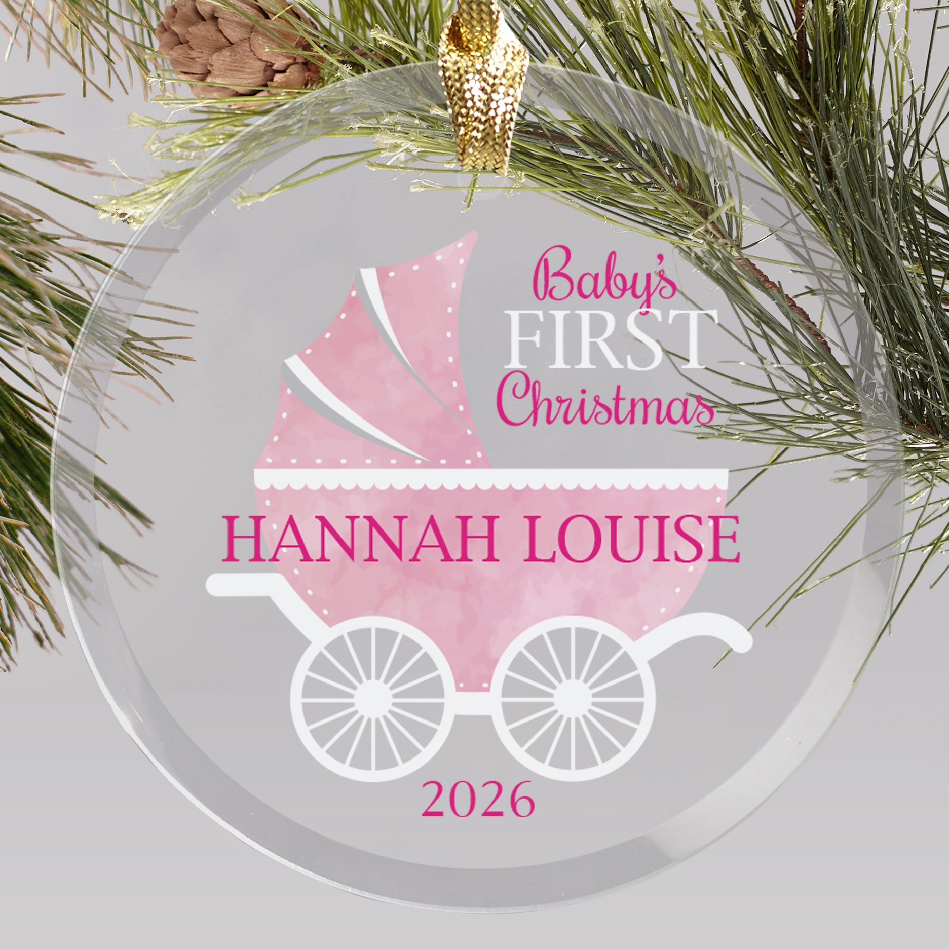 Personalized Baby's First Christmas Ornament