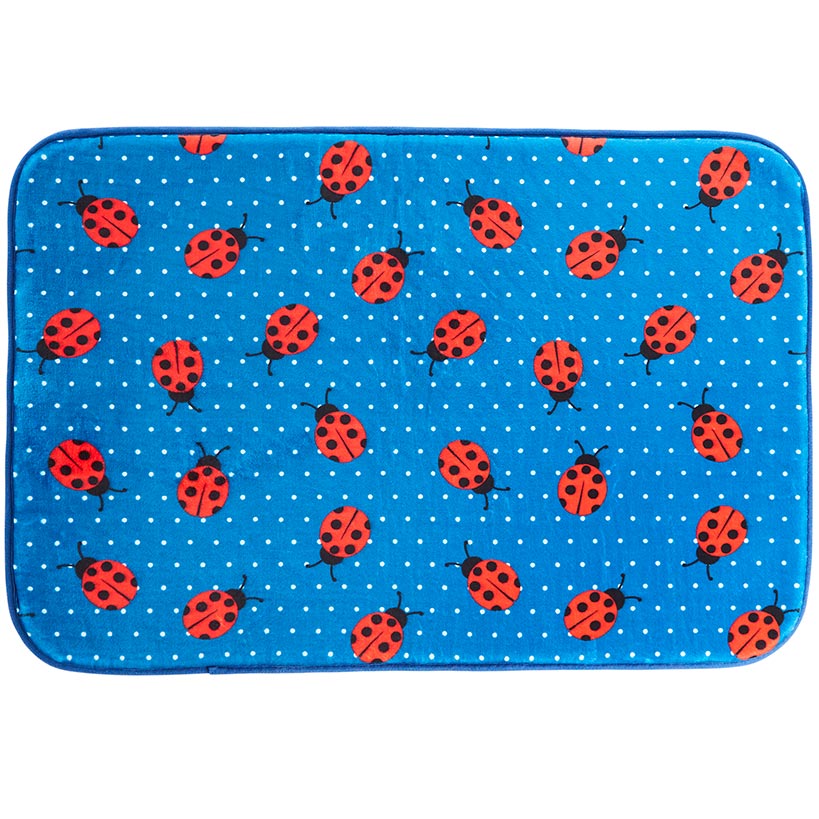 Ladybug Shower Curtain, Bath Rug, Hand Towels, Valance, or Hooks