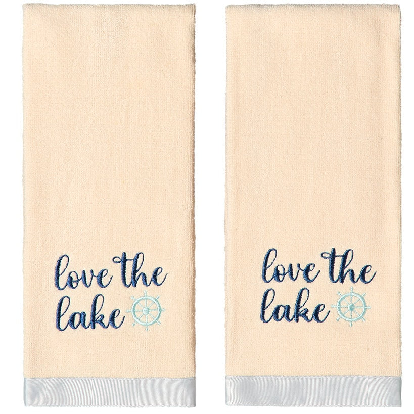 Lake Time Hand Towels, Set of 2