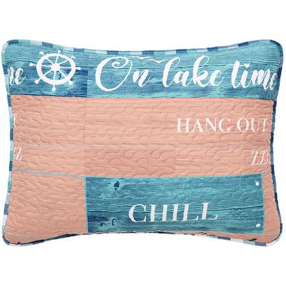 Lake Time Standard Quilt Sham