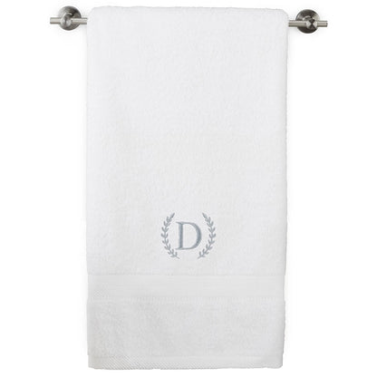 Personalized Embroidered White Bath Towels