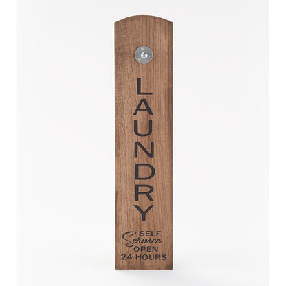 Farmhouse Laundry Room Plaque with Hanger