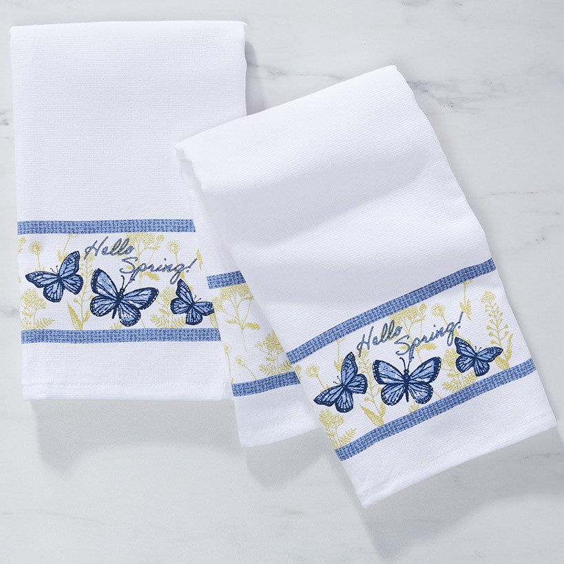 Lavender Luster Butterfly Valance or Shower Hooks Set of 12