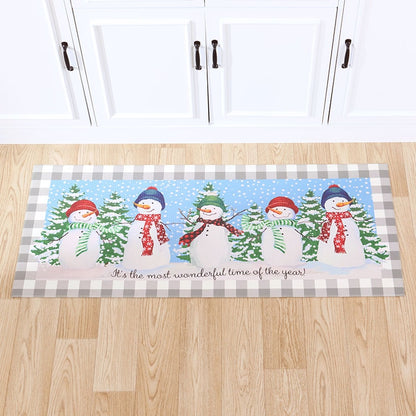 Let It Snow Kitchen Accent or Runner Rug