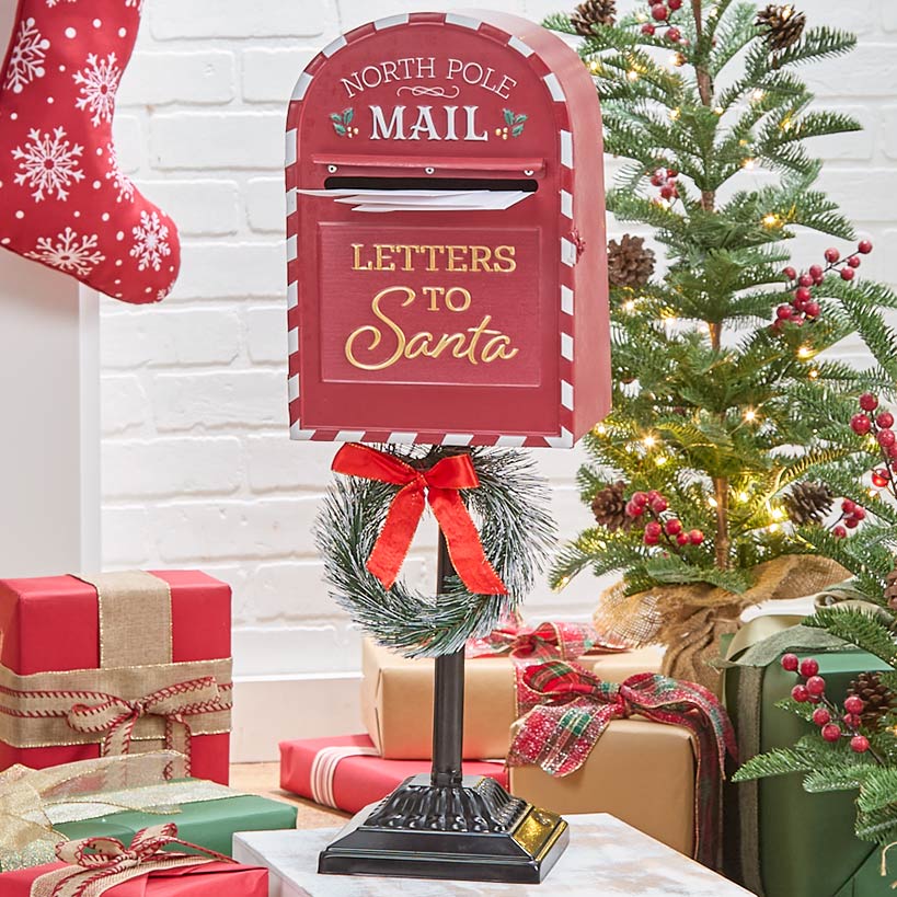 Letters for Santa Red Barn Mailbox#select-mailbox_traditional