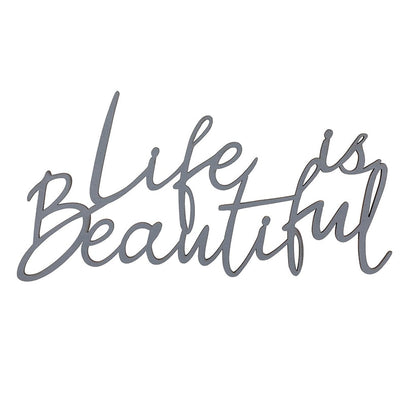 Life is Beautiful Wood Plaque
