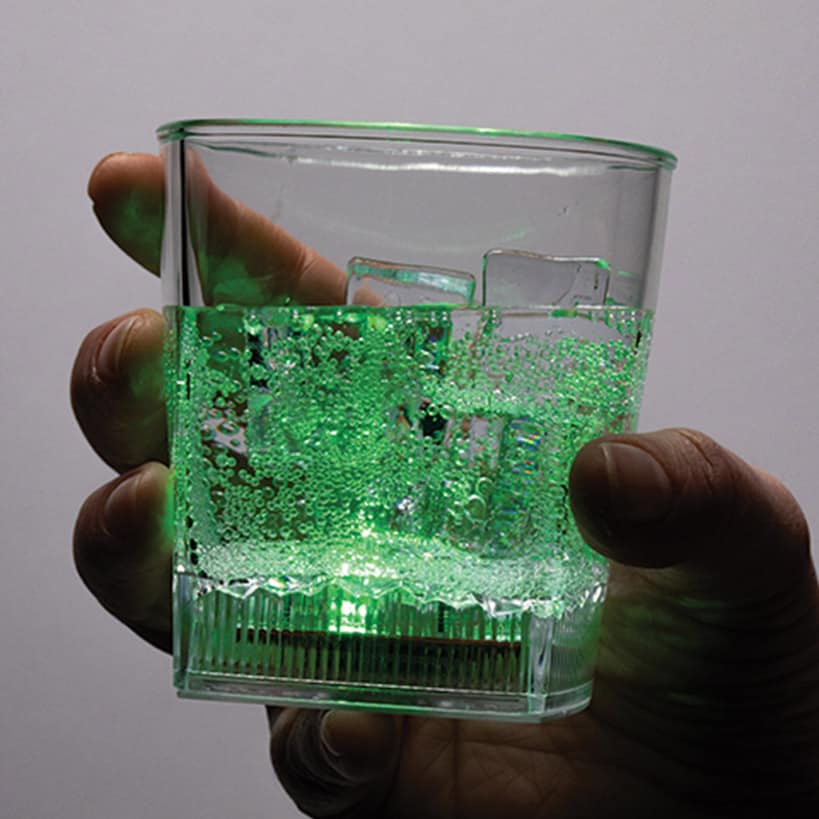 Liquid Activated Multicolor LED Tumbler