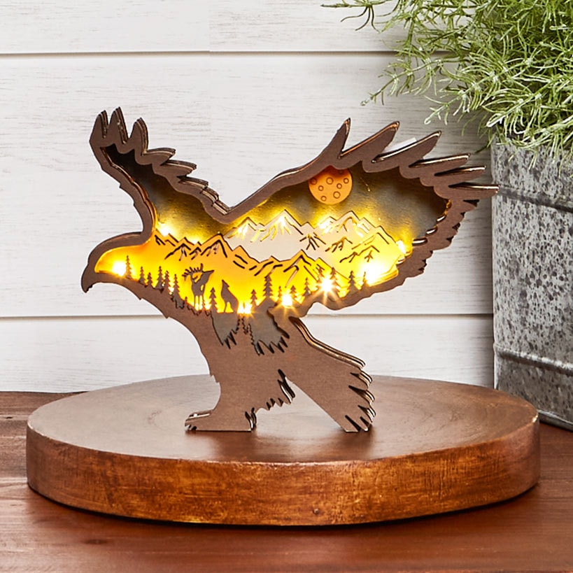 Lighted Woodland Animals#select-animal_eagle