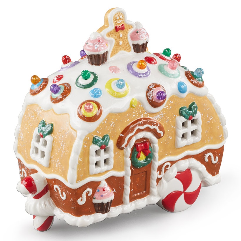 Lighted Gingerbread Holiday Accents#select-design_camper