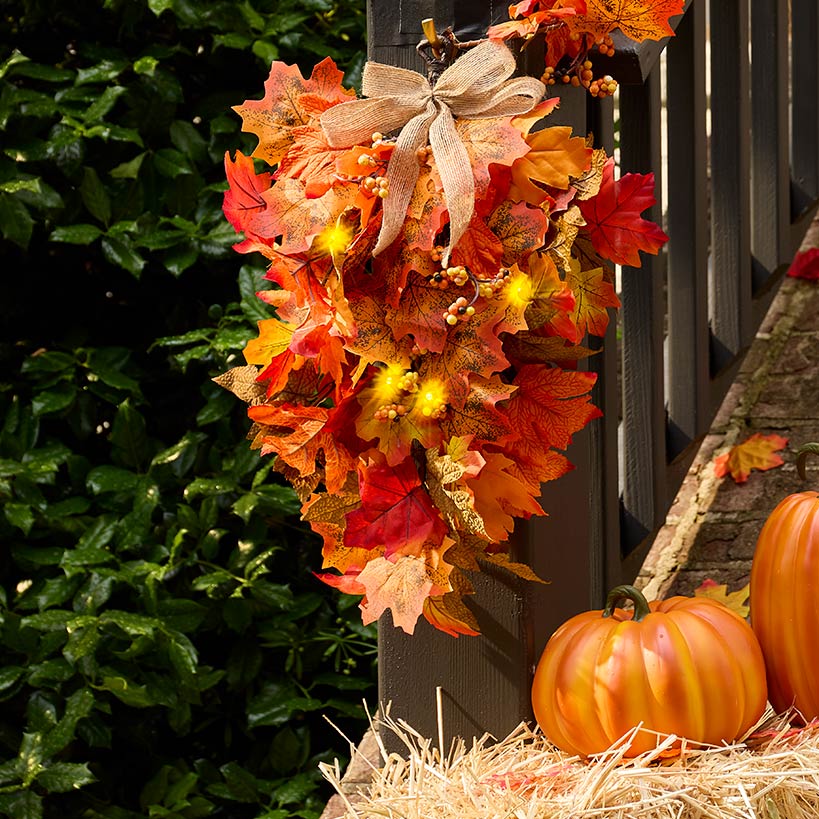Lighted Harvest Swag#select-item_swag
