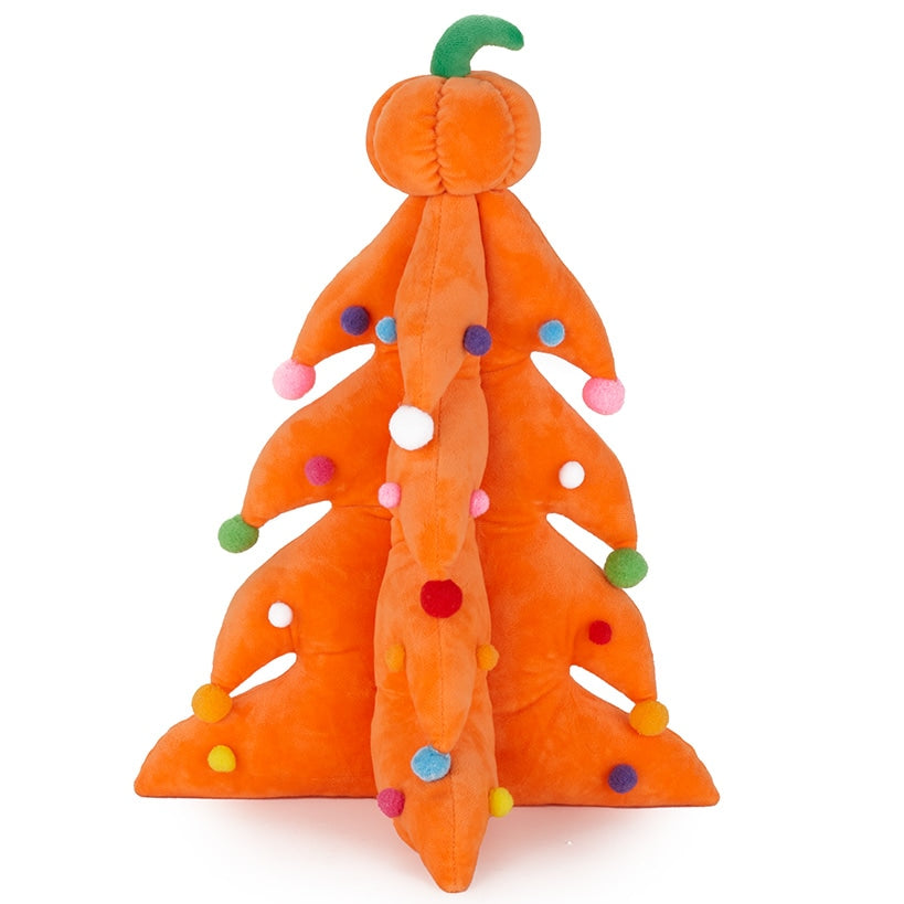 Lighted Plush Halloween Harvest Retro Tree