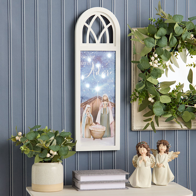Battery-Operated Holiday Lighted Wall Art#select-design_nativity