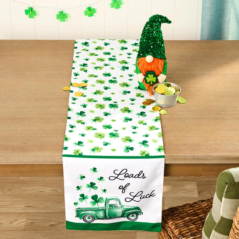 St Patrick's Day Loads of Luck Table Runner and Set of 4 Placemats#select-item_table-runner