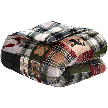 Coleman Lodge Patchwork Full/Queen or King Comforter, Sham
