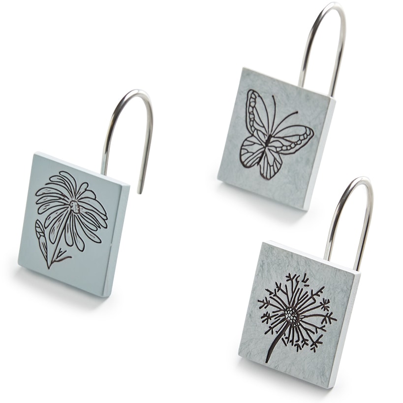 Love Is Bathroom Valance or Shower Hooks Set of 12#select-item_set-of-12-shower-hooks