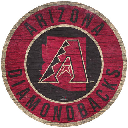 MLB State Circle Signs