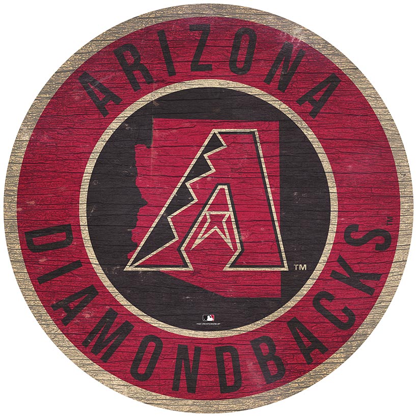 MLB State Circle Signs