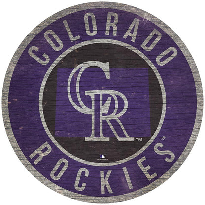 MLB State Circle Signs