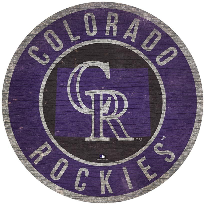 MLB State Circle Signs