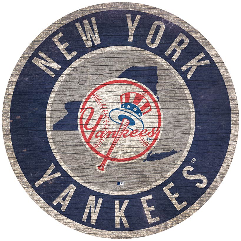 MLB State Circle Signs