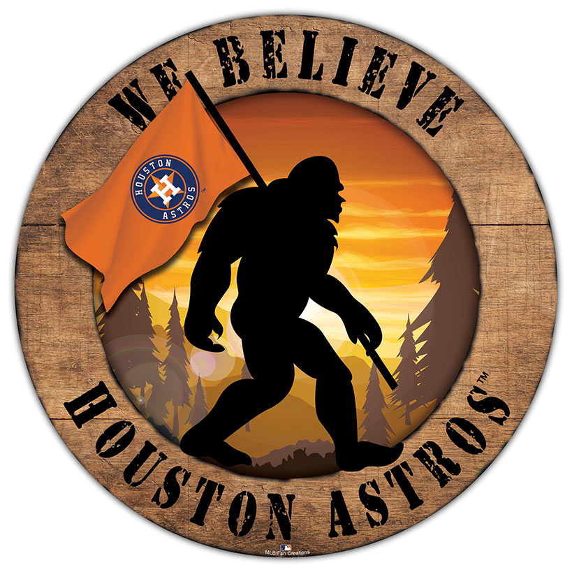 MLB We Believe Bigfoot Circle Signs