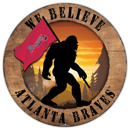 MLB We Believe Bigfoot Circle Signs