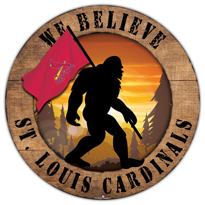 MLB We Believe Bigfoot Circle Signs
