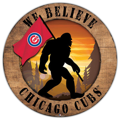 MLB We Believe Bigfoot Circle Signs