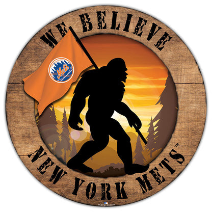 MLB We Believe Bigfoot Circle Signs