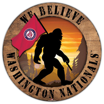 MLB We Believe Bigfoot Circle Signs